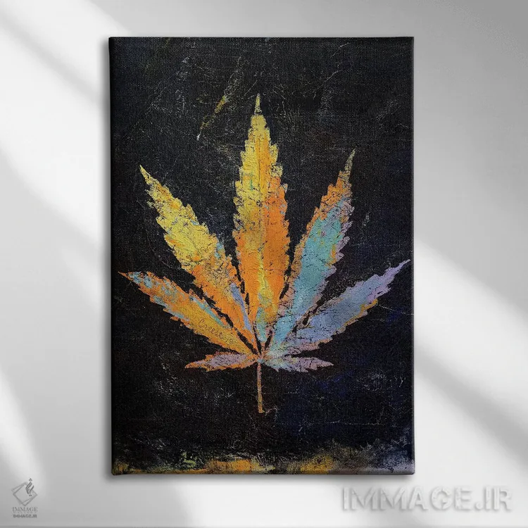 تابلو دکوراتیو شاهدانه اثر مایکل کریس - نمای روبهرو روی دیوار