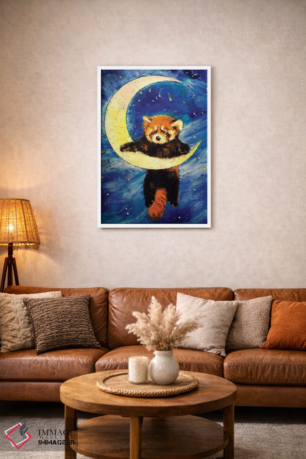 تابلو دکوراتیو ستاره های پاندای قرمز اثر مایکل کریس - D2W