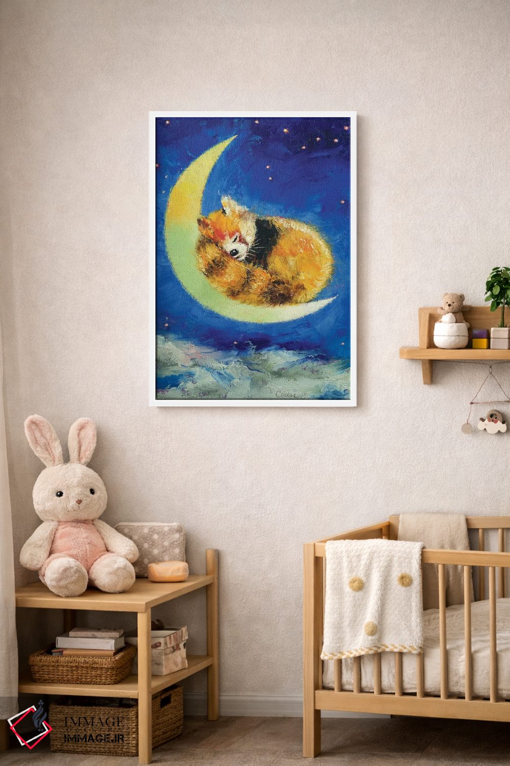 تابلو دکوراتیو رویاهای پاندای قرمز اثر مایکل کریس - D3W