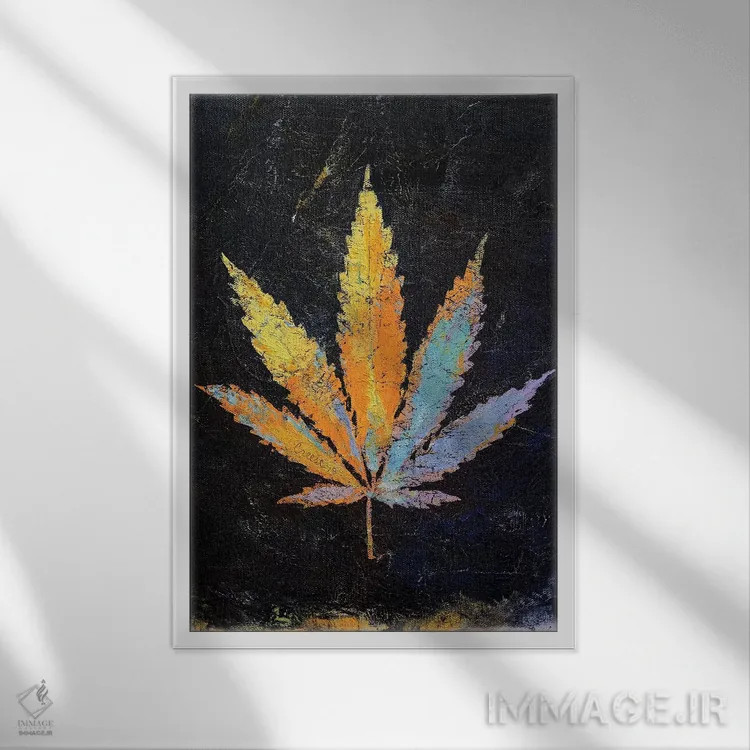 تابلو دکوراتیو شاهدانه اثر مایکل کریس - نمای قابدار سفید