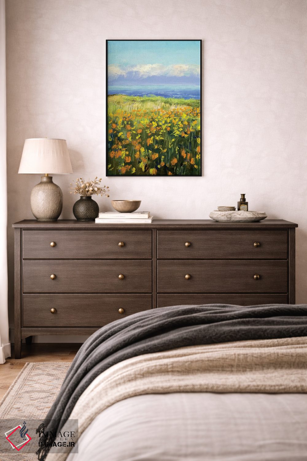 تابلو دکوراتیو شقایق های ساحلی اثر مایکل کریس - D5B