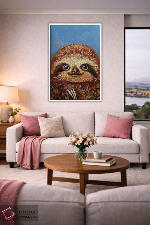 تابلو دکوراتیو تنبل کوچولو اثر مایکل کریس - D2W