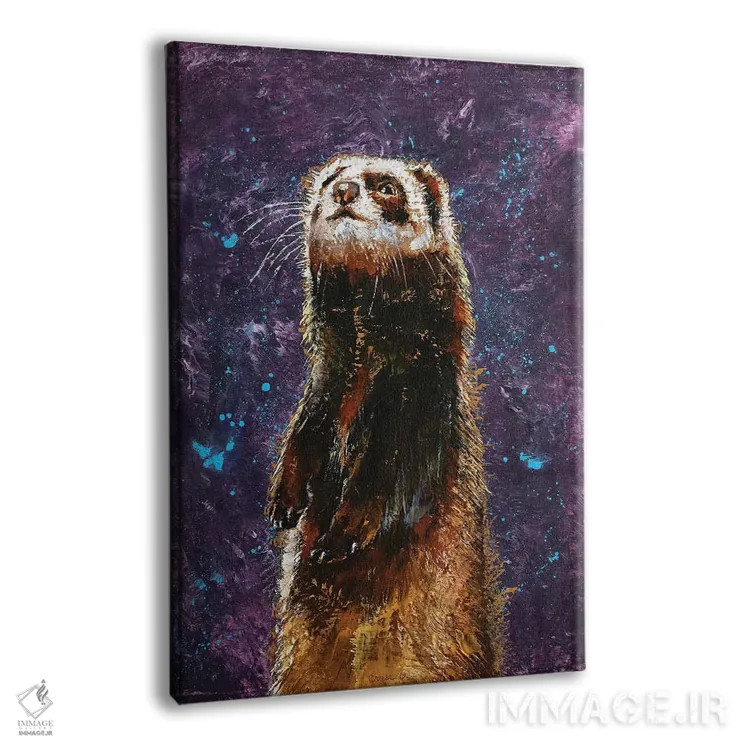 تابلو دکوراتیو فرت سمورینه اثر مایکل کریس - نمای پرسپکتیو محصول