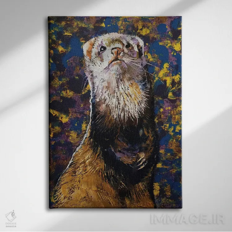 تابلو دکوراتیو فرت سلطنتی اثر مایکل کریس - نمای روبهرو روی دیوار