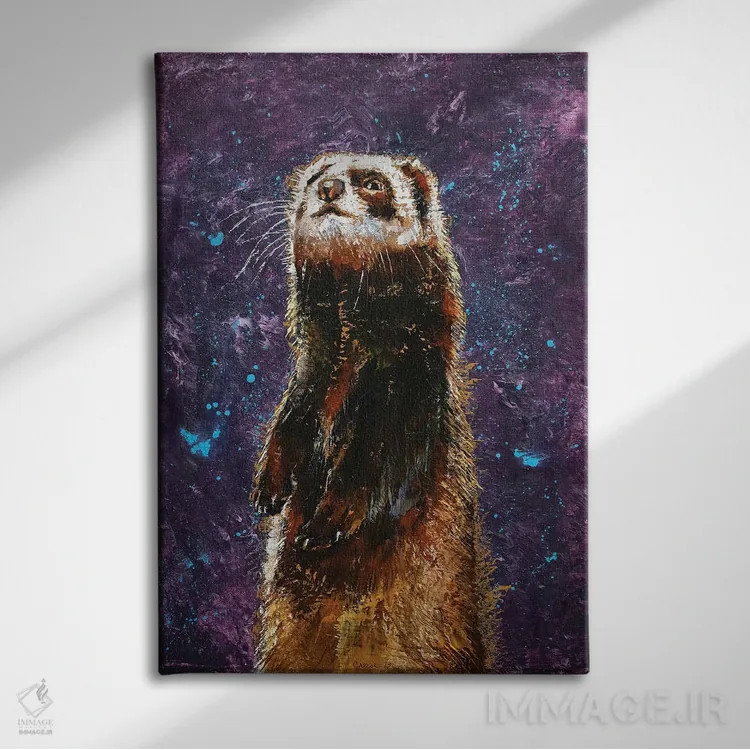 تابلو دکوراتیو فرت سمورینه اثر مایکل کریس - نمای روبهرو روی دیوار