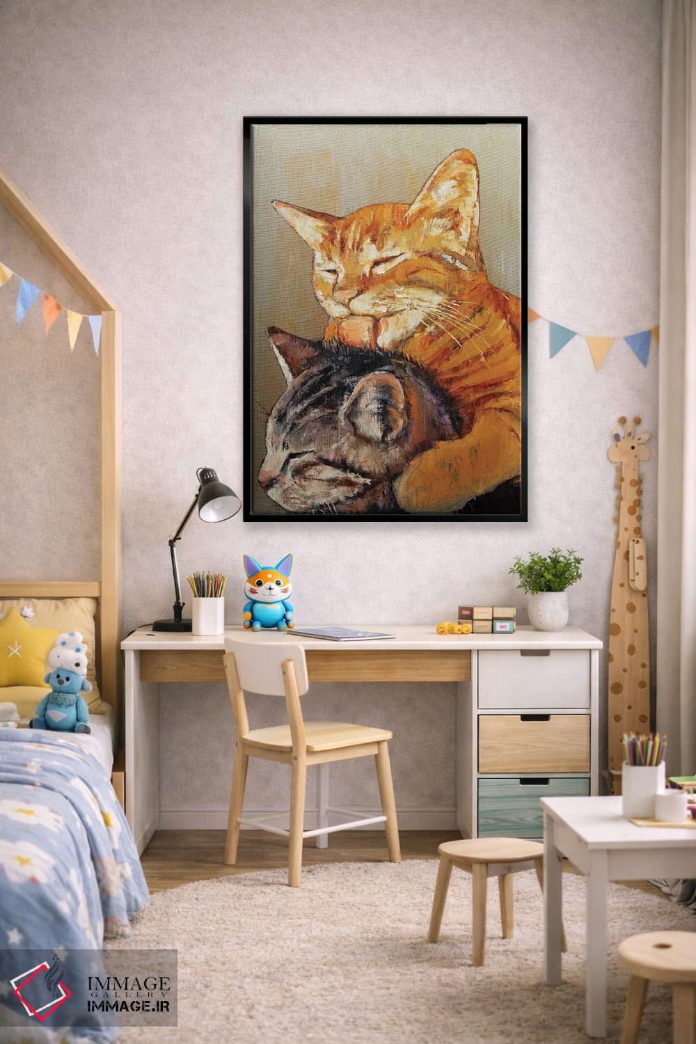 تابلو دکوراتیو دوستان اثر مایکل کریس - D3B