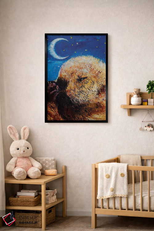 تابلو دکوراتیو بچه سمور دریایی اثر مایکل کریس - D4B