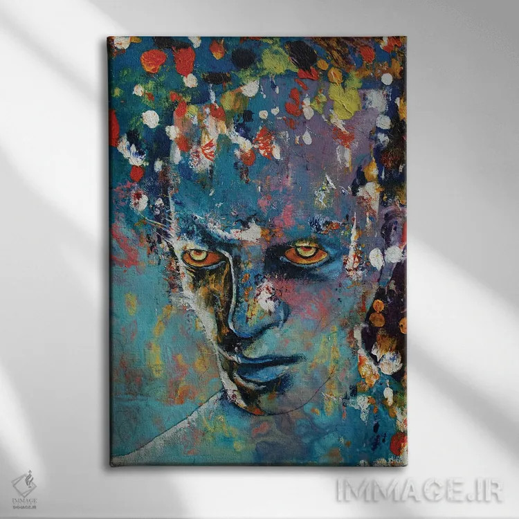 تابلو دکوراتیو بیگانه اثر مایکل کریس - نمای روبهرو روی دیوار