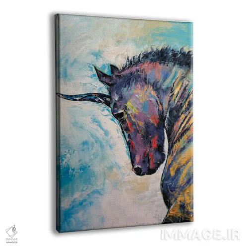 تابلو دکوراتیو تک شاخ تیره اثر مایکل کریس - نمای پرسپکتیو محصول