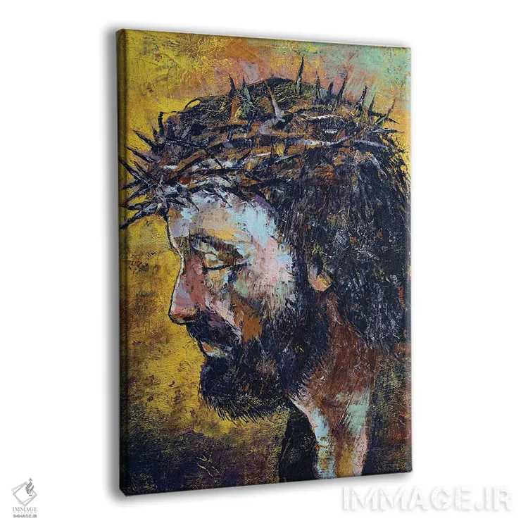 تابلو دکوراتیو عیسی مسیح اثر مایکل کریس - نمای پرسپکتیو محصول