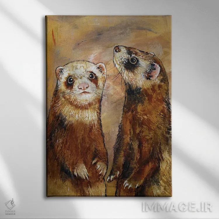 تابلو دکوراتیو فرت ها اثر مایکل کریس - نمای روبهرو روی دیوار