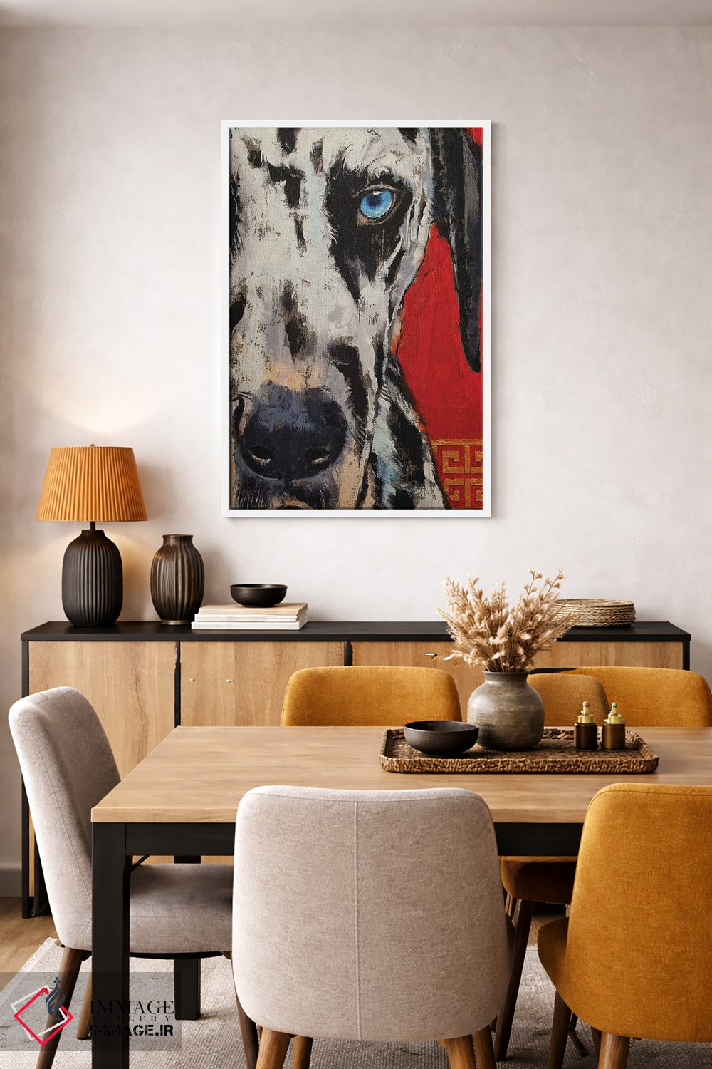 تابلو دکوراتیو دالماتین اثر مایکل کریس - D5W