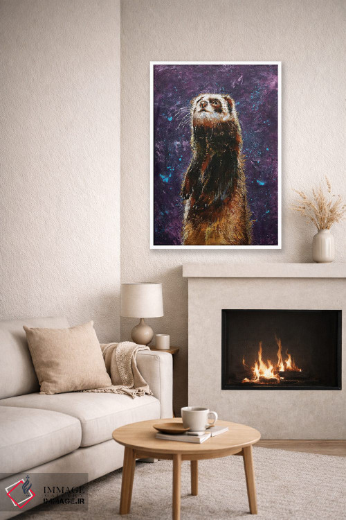 تابلو دکوراتیو فرت سمورینه اثر مایکل کریس - D6W