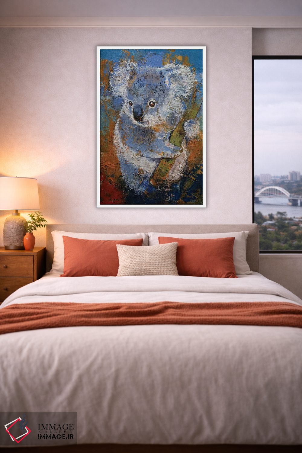 تابلو دکوراتیو کوالا اثر مایکل کریس - D4W