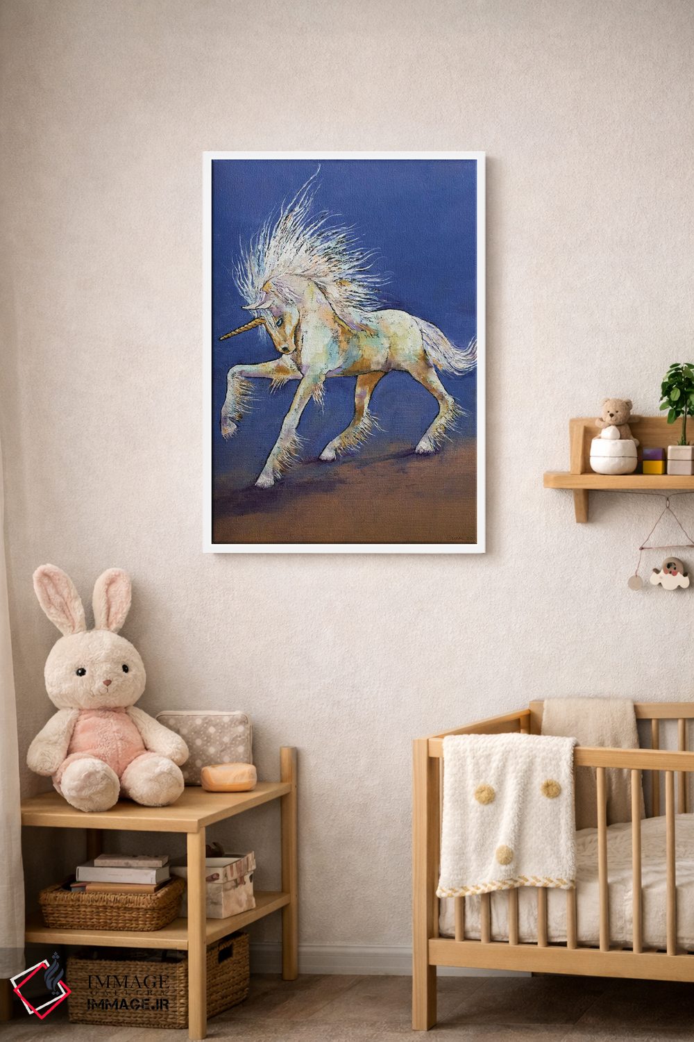 تابلو دکوراتیو تک شاخ کوچولو اثر مایکل کریس - D2W