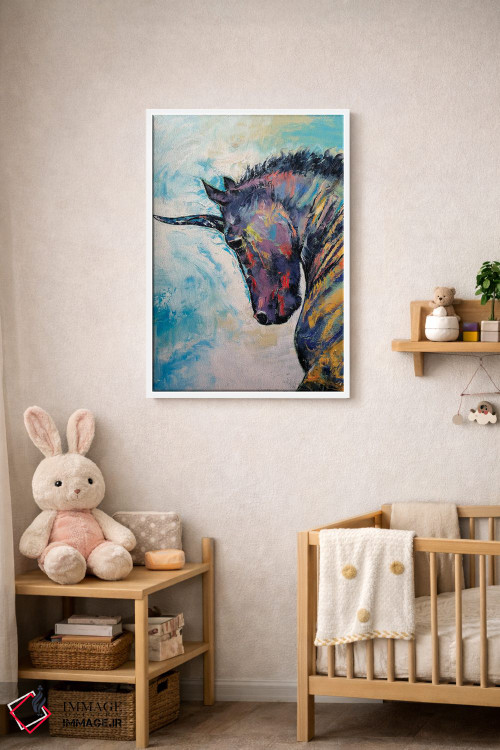 تابلو دکوراتیو تک شاخ تیره اثر مایکل کریس - D4W