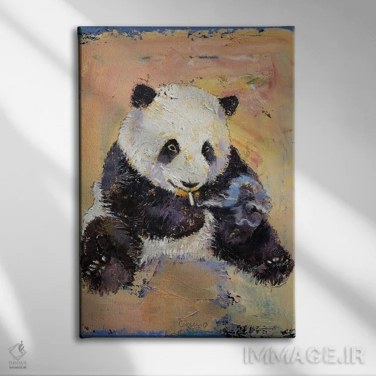 تابلو دکوراتیو وقت سیگار اثر مایکل کریس - نمای روبهرو روی دیوار