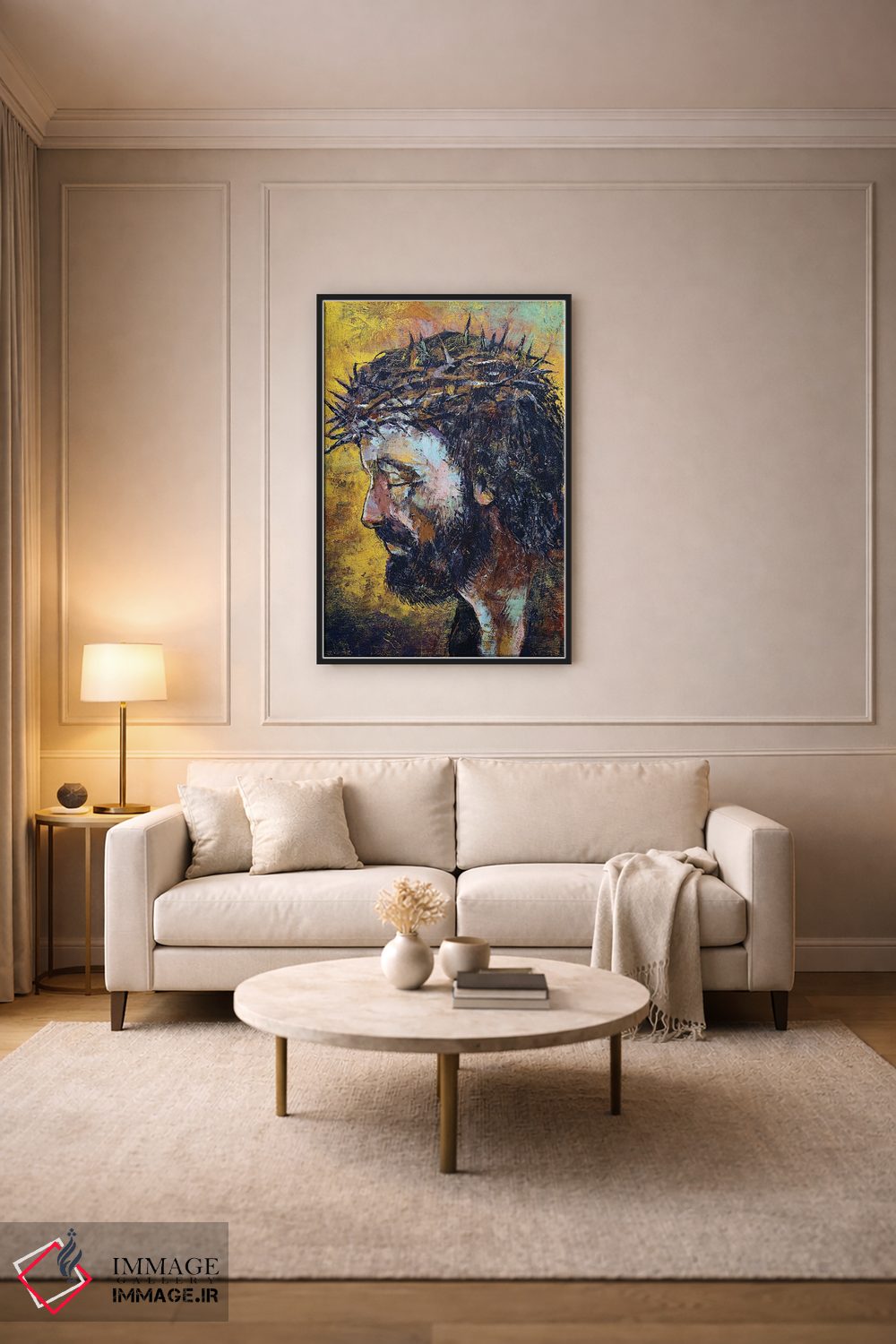 تابلو دکوراتیو عیسی مسیح اثر مایکل کریس - D4B