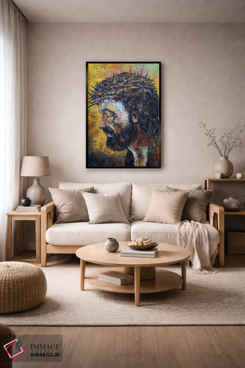 تابلو دکوراتیو عیسی مسیح اثر مایکل کریس - D5B