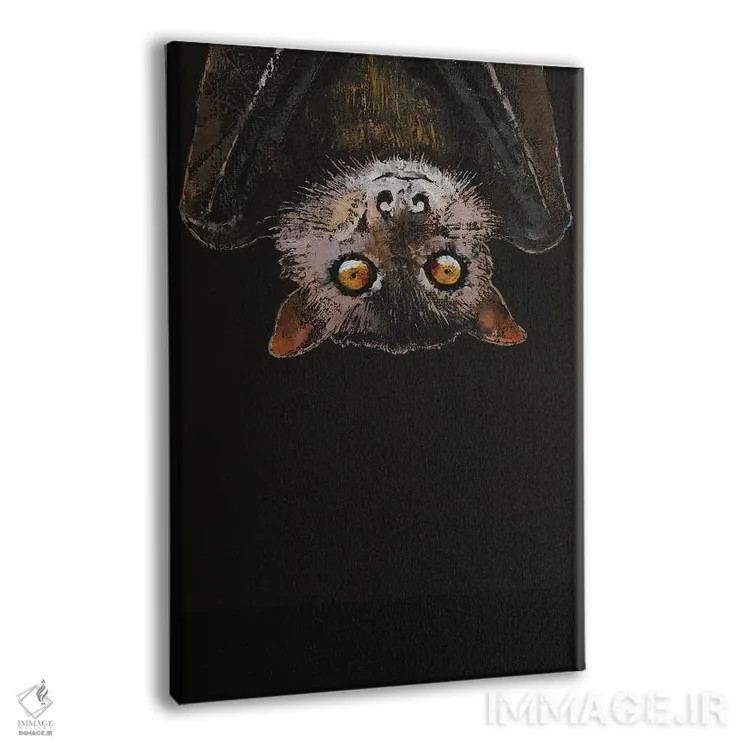 تابلو دکوراتیو خفاش اثر مایکل کریس - نمای پرسپکتیو محصول