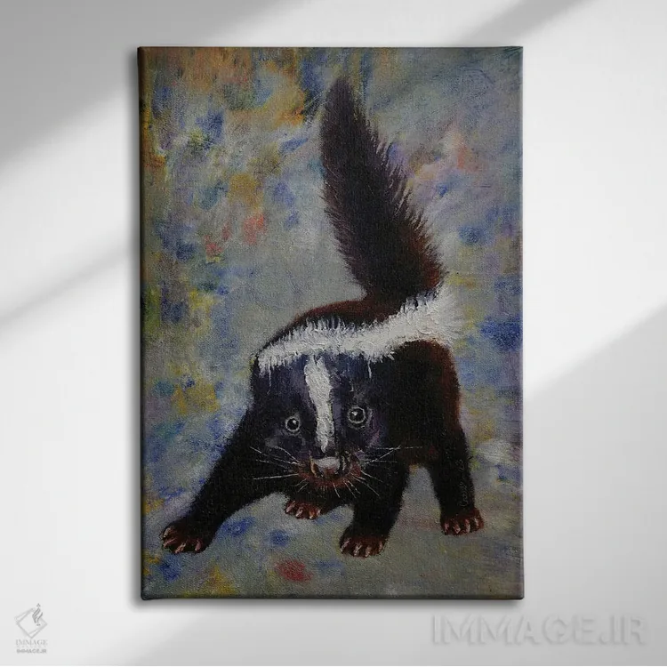 تابلو دکوراتیو بچه راسو اثر مایکل کریس - نمای روبهرو روی دیوار