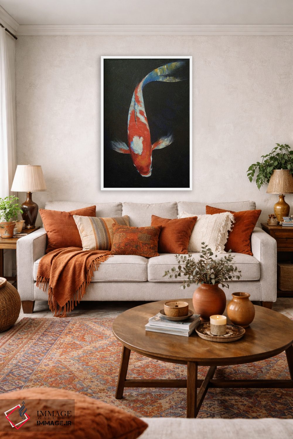 تابلو دکوراتیو کیکوسویی کوی اثر مایکل کریس - D2W