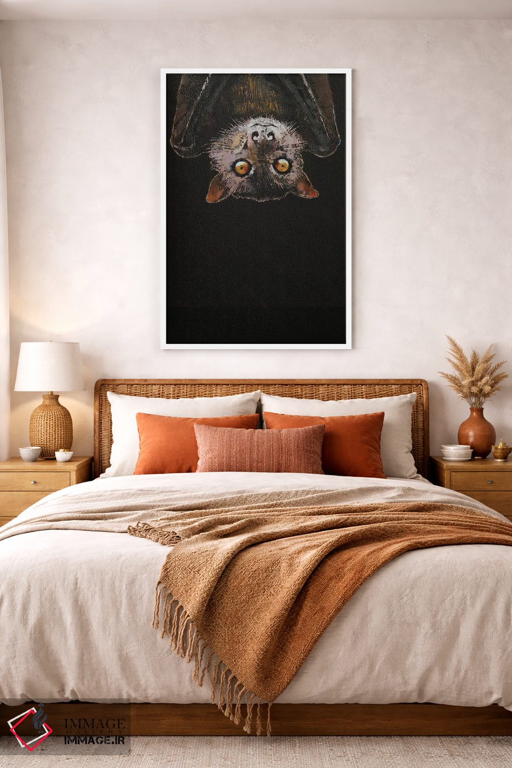 تابلو دکوراتیو خفاش اثر مایکل کریس - D3W