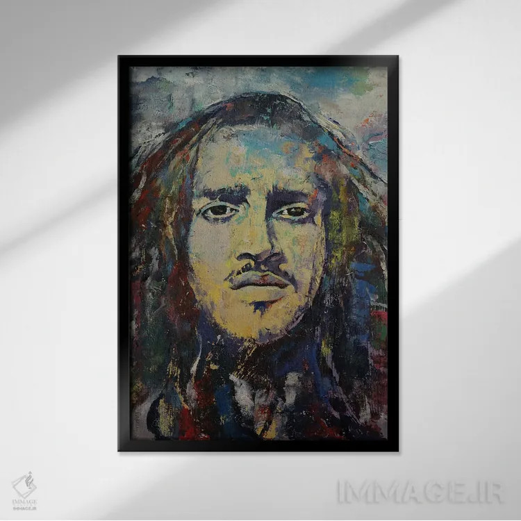 تابلو دکوراتیو جان فروسینته اثر مایکل کریس - نمای قابدار مشکی