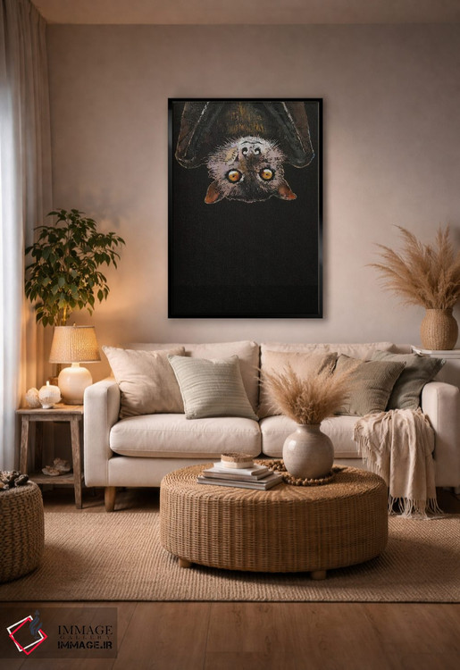 تابلو دکوراتیو خفاش اثر مایکل کریس - D5B