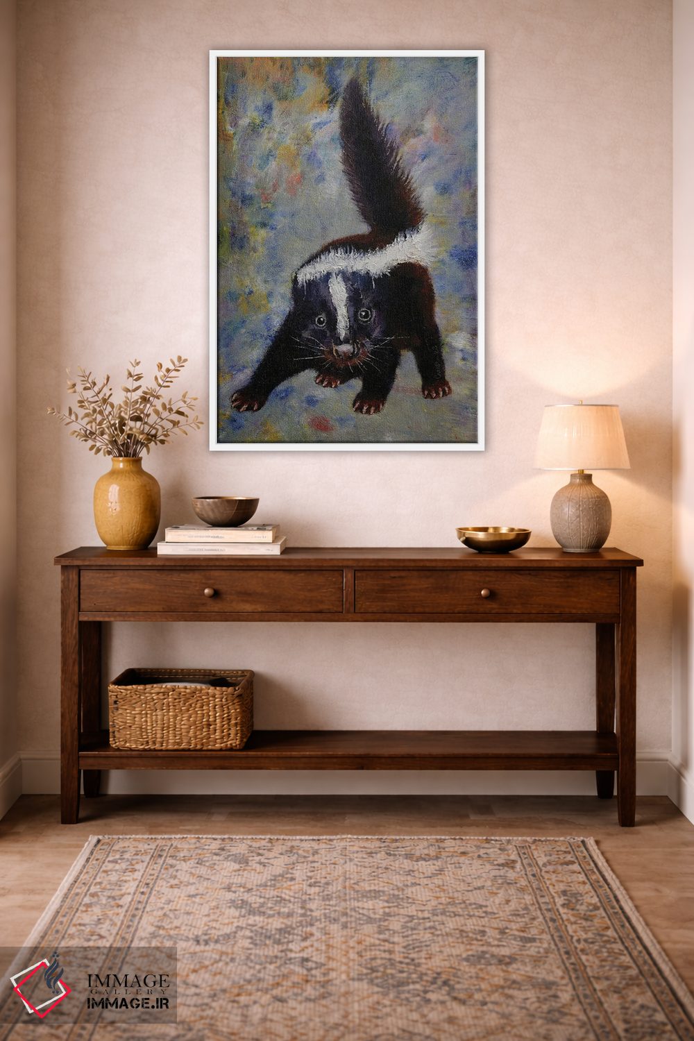 تابلو دکوراتیو بچه راسو اثر مایکل کریس - D1W