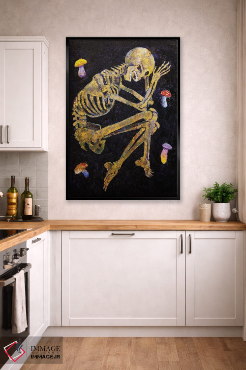 تابلو دکوراتیو قارچ های شفاف اثر مایکل کریس - D3B