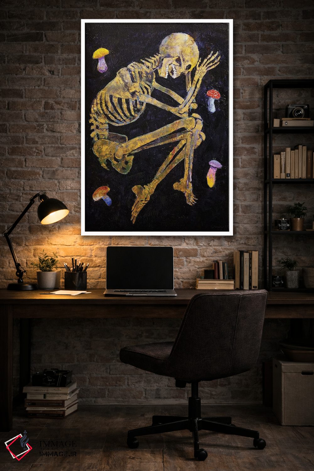 تابلو دکوراتیو قارچ های شفاف اثر مایکل کریس - D4W