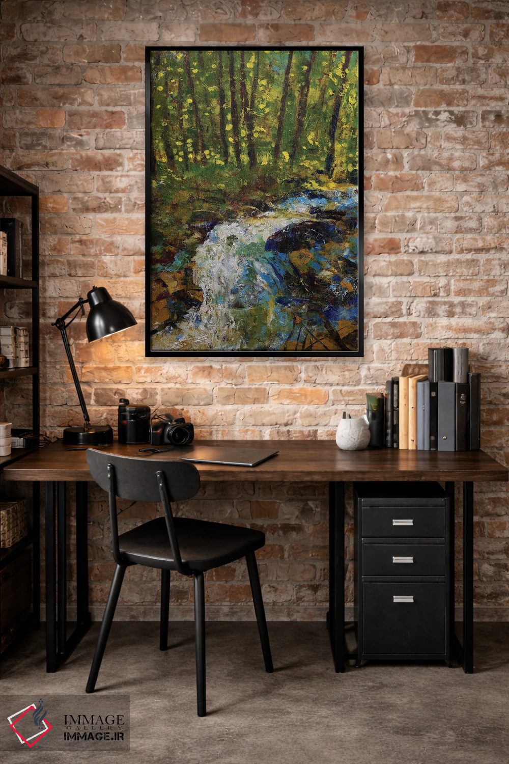 تابلو دکوراتیو جویبار کوهستانی اسموکی اثر مایکل کریس - D4B