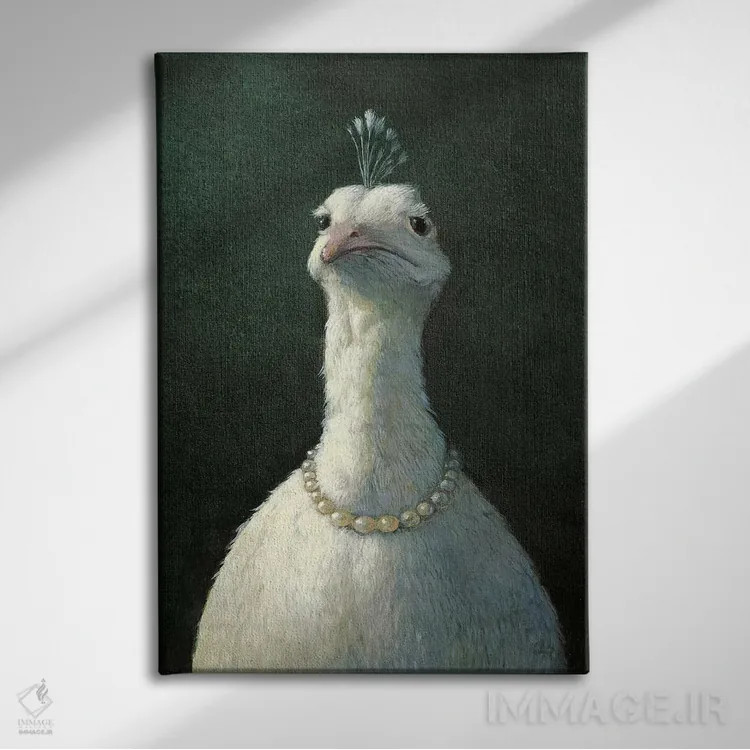 تابلو مدرن هرتا اثر مایکل سووا - نمای روبهرو روی دیوار