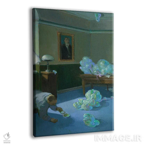 تابلو دکوراتیو پرونده های حل نشده اف بی آی اثر مایکل سووا - نمای پرسپکتیو محصول