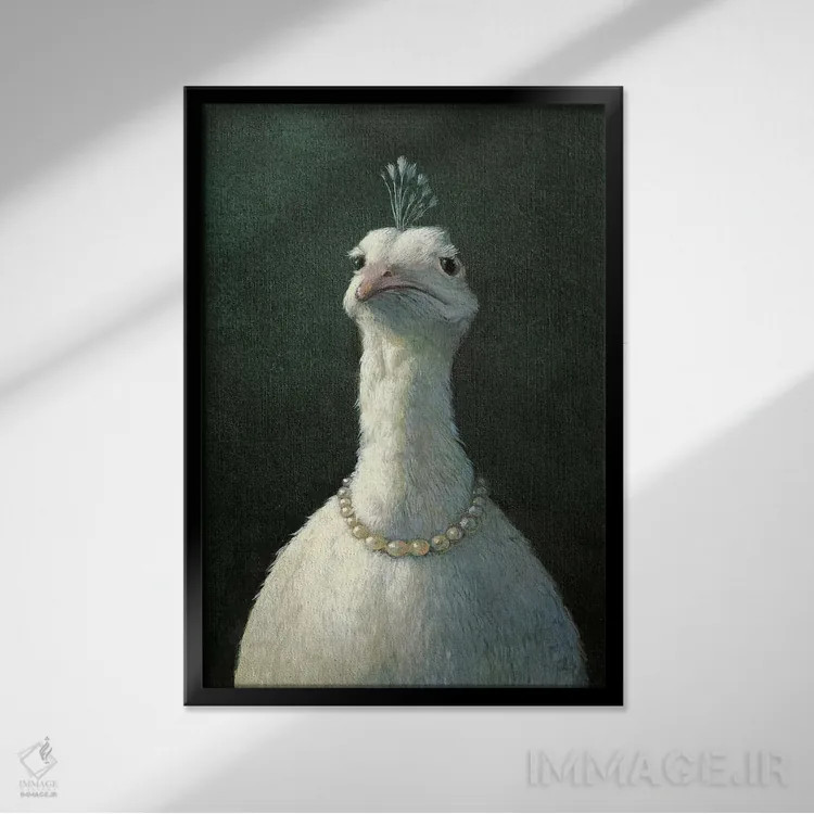 تابلو مدرن هرتا اثر مایکل سووا - نمای قابدار مشکی