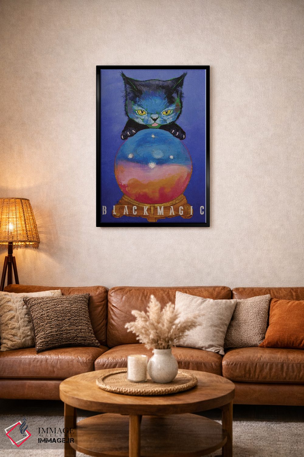 تابلو دکوراتیو جادوی سیاه اثر مایکل کریس - D6B