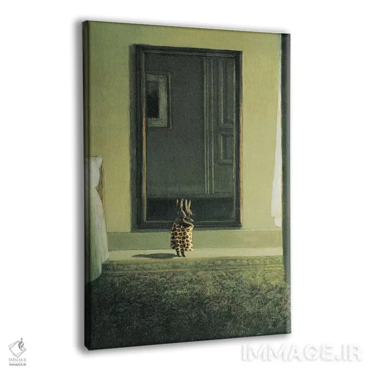 تابلو دکوراتیو خرگوش ببر اثر مایکل سووا - نمای پرسپکتیو محصول