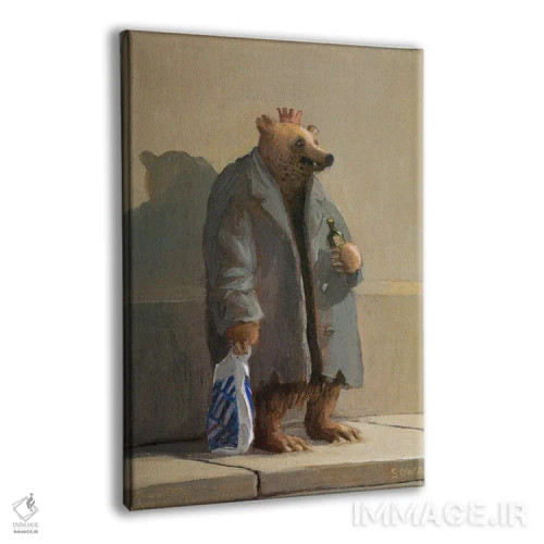 تابلو دکوراتیو درود از پایتخت اثر مایکل سووا - نمای پرسپکتیو محصول