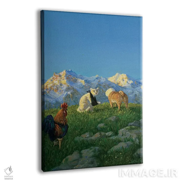 تابلو دکوراتیو بی عنوان اثر مایکل سووا - نمای پرسپکتیو محصول