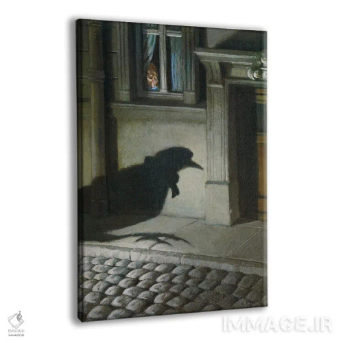 تابلو دکوراتیو توجه - آنفولانزای پرندگان اثر مایکل سووا - نمای پرسپکتیو محصول