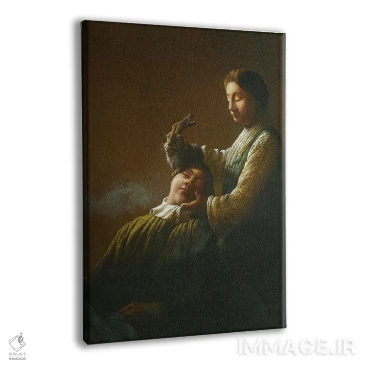 تابلو دکوراتیو آرامش سریع پس از والترود بیرنباخ-وومه اثر مایکل سووا - نمای پرسپکتیو محصول