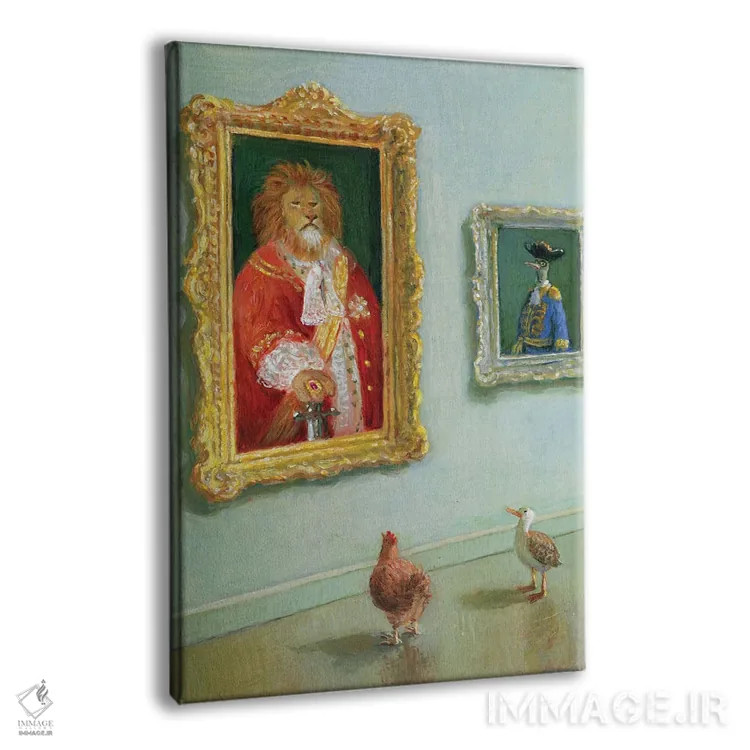 تابلو دکوراتیو موزه اثر مایکل سووا - نمای پرسپکتیو محصول