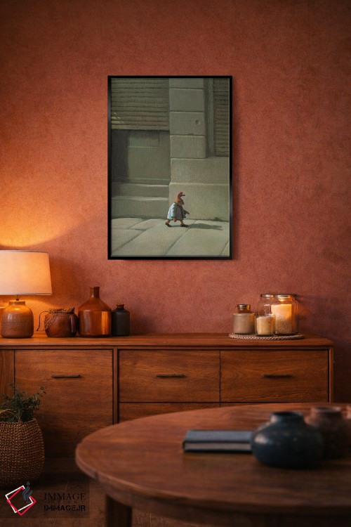 تابلو دکوراتیو خرگوش خیابانی اثر مایکل سووا - D5B