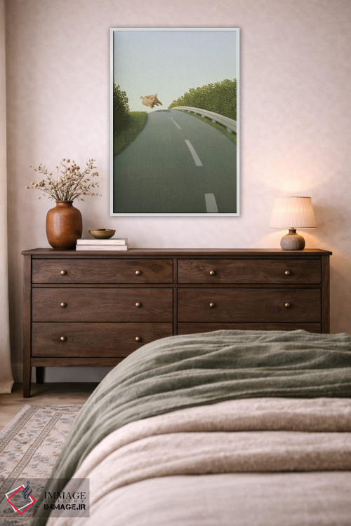 تابلو دکوراتیو خوک بزرگراه اثر مایکل سووا - D4W