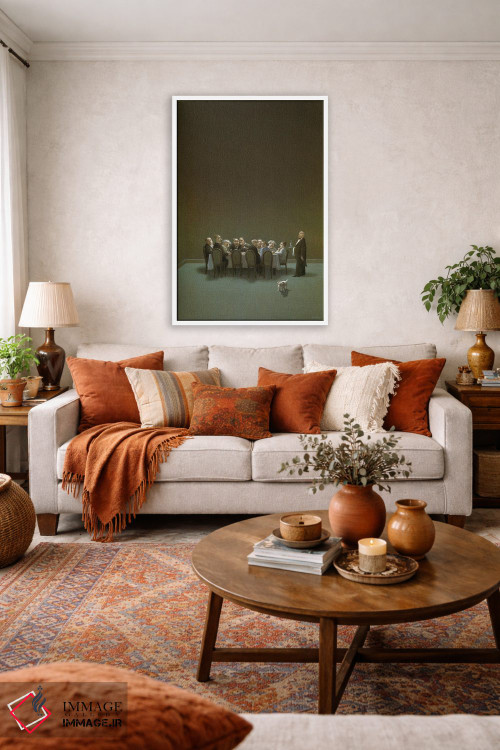 تابلو دکوراتیو مهمان دیرهنگام اثر مایکل سووا - D1W