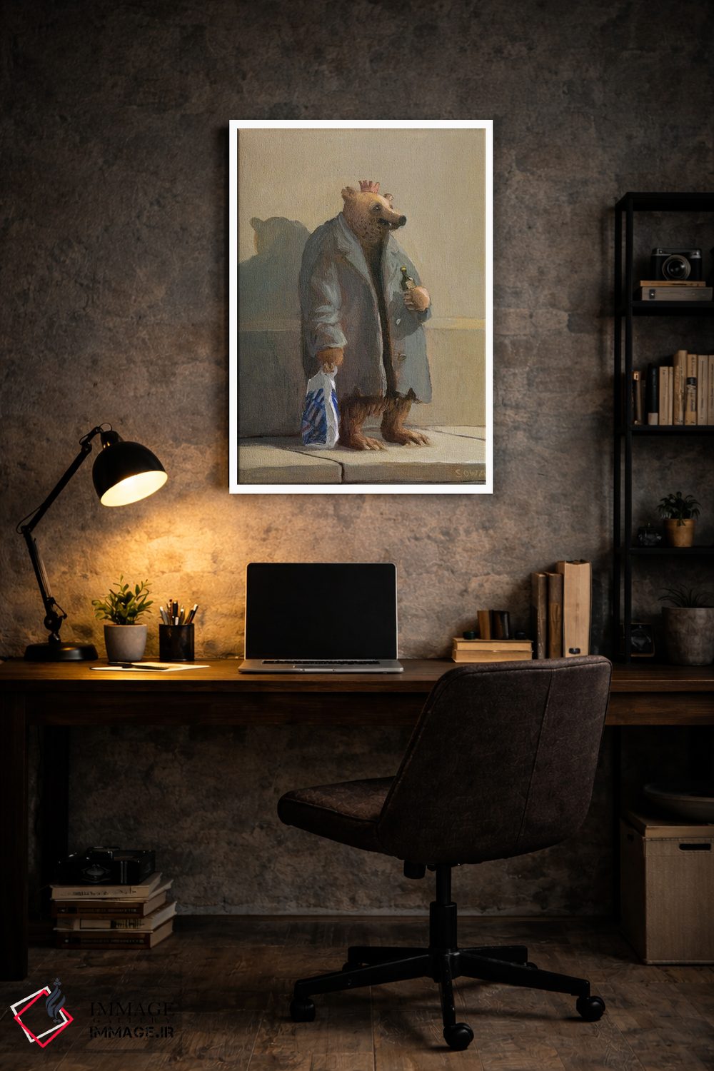 تابلو دکوراتیو درود از پایتخت اثر مایکل سووا - D5W