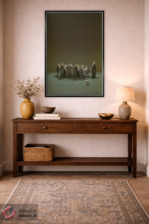 تابلو دکوراتیو مهمان دیرهنگام اثر مایکل سووا - D4B