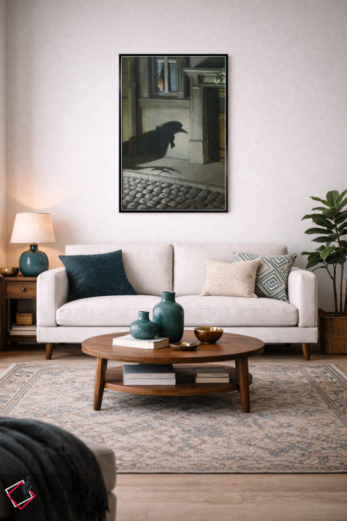 تابلو دکوراتیو توجه - آنفولانزای پرندگان اثر مایکل سووا - D3B