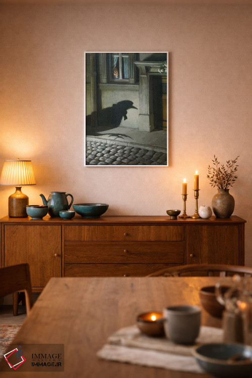 تابلو دکوراتیو توجه - آنفولانزای پرندگان اثر مایکل سووا - D5W